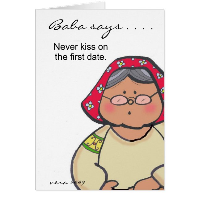 Baba Says... to Personalize by Vera Trembach (Front)