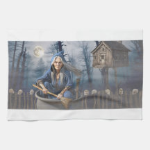 Baba Yaga Serviette de cuisine