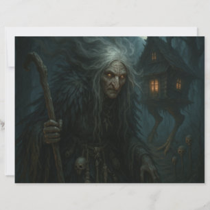 Baba Yaga's Enchanted Forest Paper Sheet