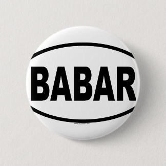 BABAR 2 INCH ROUND BUTTON