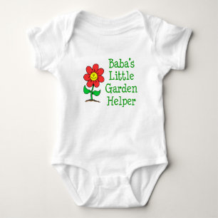 Baba's Little Garden Helper Baby Bodysuit