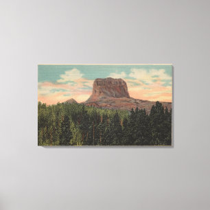 Babb, MT - View of Big Chief Mountain from Hwy Canvas Print