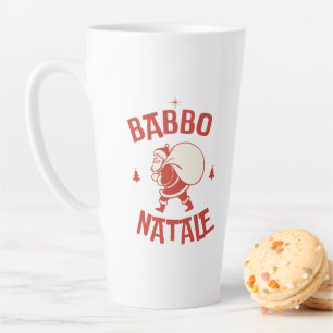 Babbo Natale Italian Santa Renna Merry Christmas Latte Mug