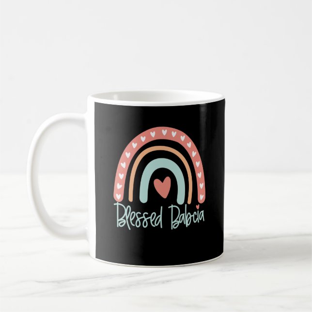 Babcia Polish Grandma Gift Coffee Mug (Left)