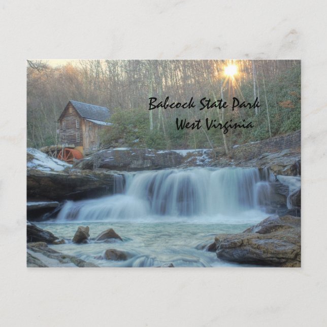 Babcock State Park Post Card (Front)