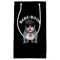 Babe-boon Funny Animal Monkey Baboon Pun Dark BG