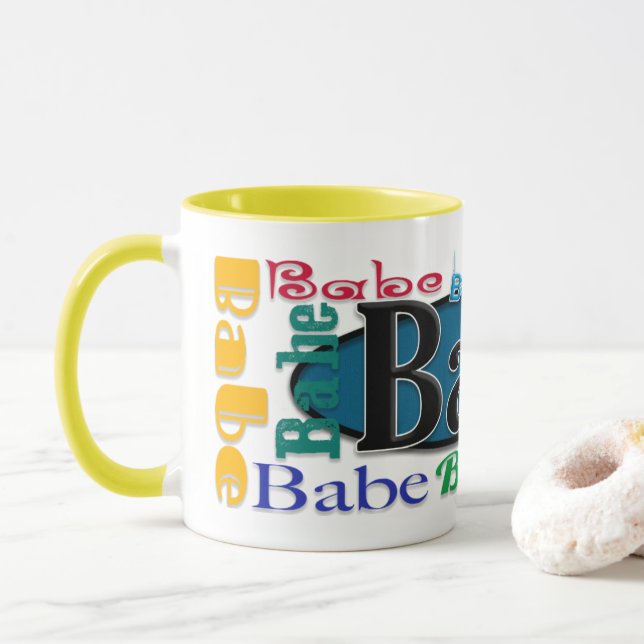 Babe Coffee Mug (With Donut)
