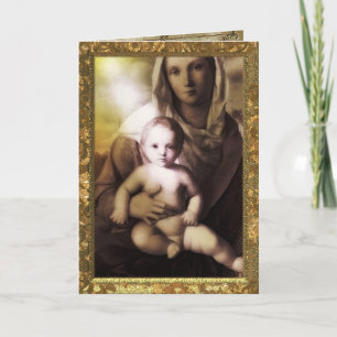 Babe Jesus  The Saviour Holiday Card