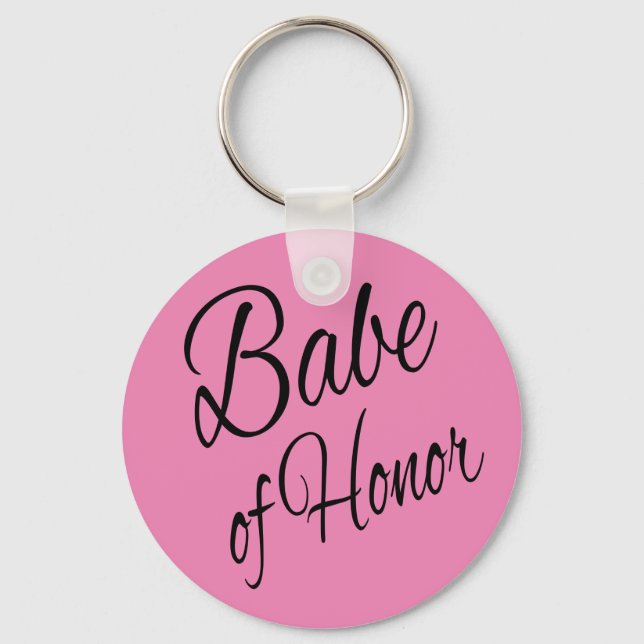 Babe of Honour Keychain (Front)