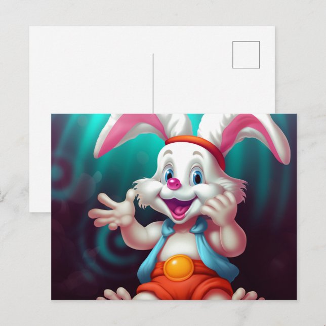 Babe Rabbit Postcard (Front/Back)