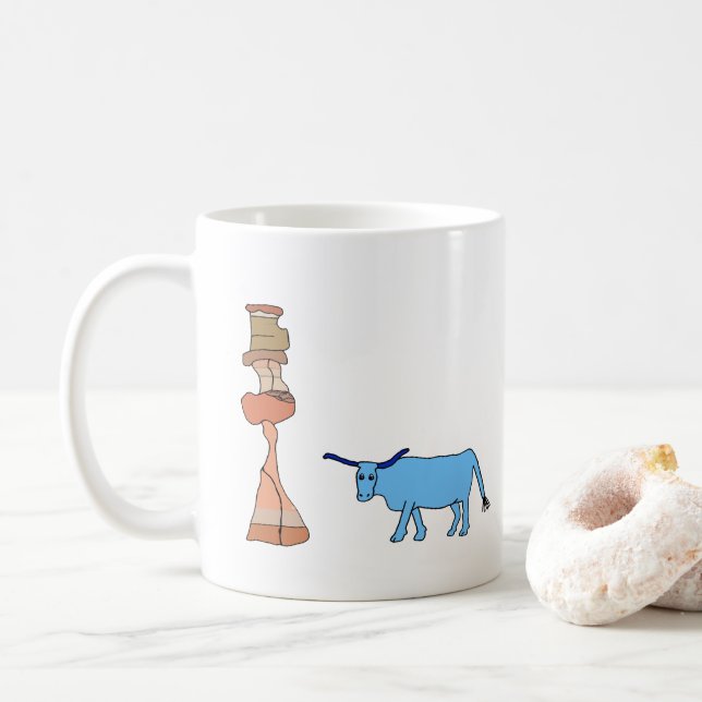 Babe with the Tower of Hoodoos Coffee Mug (With Donut)