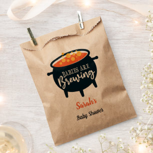 Babies are Brewing Halloween Baby Shower Favour Bag
