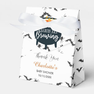 Babies are Brewing Halloween Witch Baby Shower Favor Box