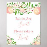 Babies Are Sweet Take A Treat, Peaches Baby Shower