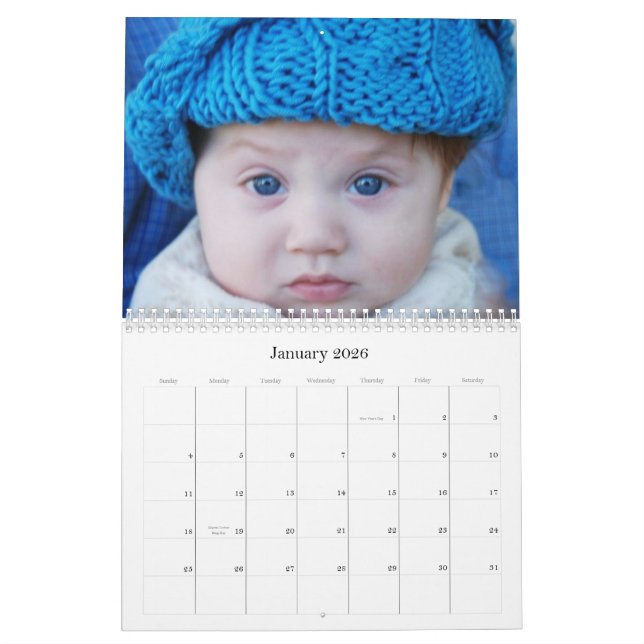 Babies -  Boys and Girls Calendar (Jan 2026)