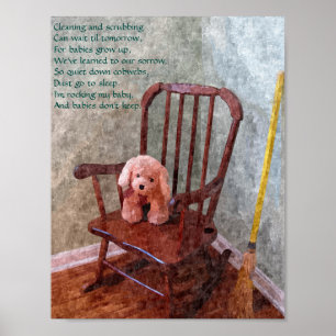 "Babies don't keep" Nursery Poster