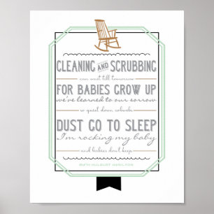 Babies Don't Keep Nursery Wall Art