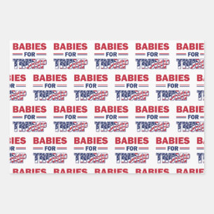 Babies for Trump Wrapping Paper Sheet