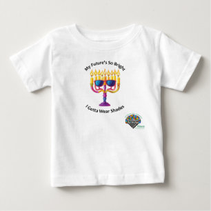 Babies' Hanukkah Shirt - "My future's so bright"