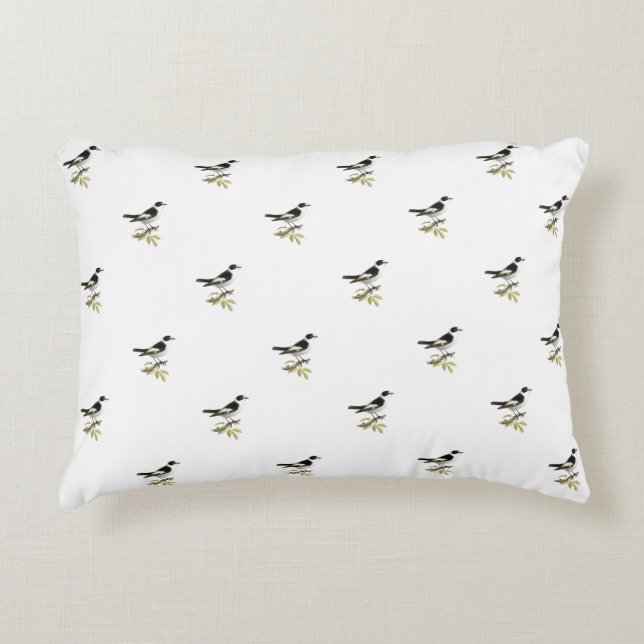Babies: Little Bird (GRE.W) -  Accent Pillow (Front)