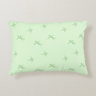 Babies: Swallows/Green (AP.SW.AP.G.) - Accent Pillow