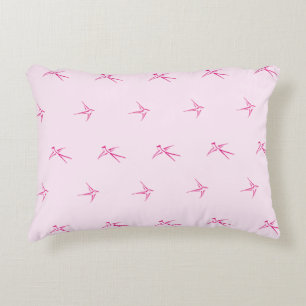 Babies: Swallows/Pink (AP.SW.P.) - Accent Pillow