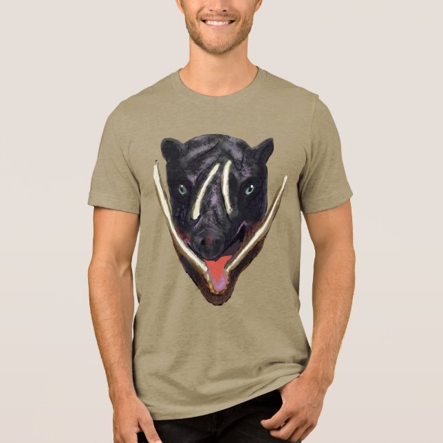 Babirusa Tri-Blend Shirt (Front)