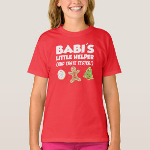 Babi's Little Helper Christmas Cookies T-Shirt