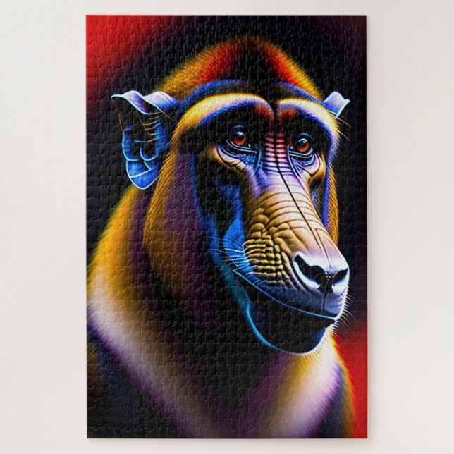 Baboon 1014 piece Jigsaw Puzzle (Vertical)