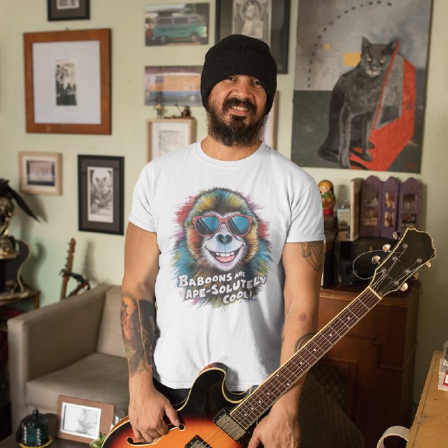 Baboon Bonanza Tee: Ape-solutely Cool Statement We T-Shirt (Creator Uploaded)
