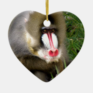 BABOON CERAMIC ORNAMENT
