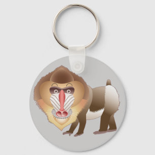 Baboon Keychain