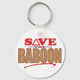 Baboon Save Keychain