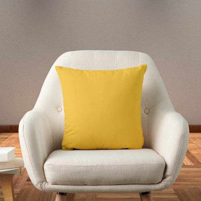 Babouche Solid Colour Throw Pillow (Creator Uploaded)