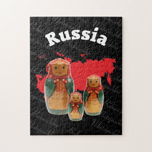 Babouchka Matryoshka Puzzles (Vertical)