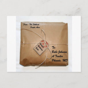 Babs Johnson Birthday Package Postcard