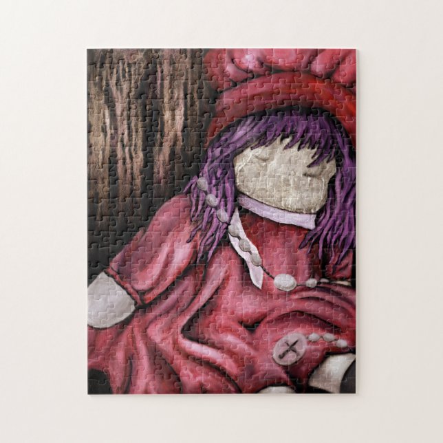 babtized. baby doll. jigsaw puzzle (Vertical)