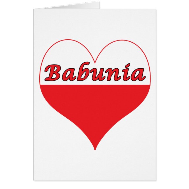 Babunia Polish Heart (Front)