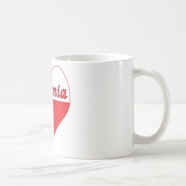 Babunia Polish Heart Coffee Mug (Right)