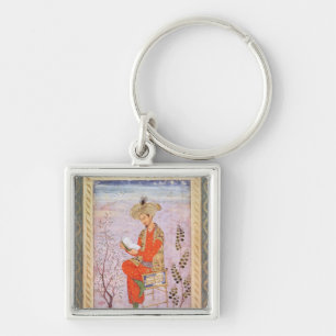 Babur  Reading, Mughal Keychain