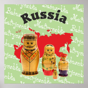 Babuschka Matrjoschka Matryoshka Poster