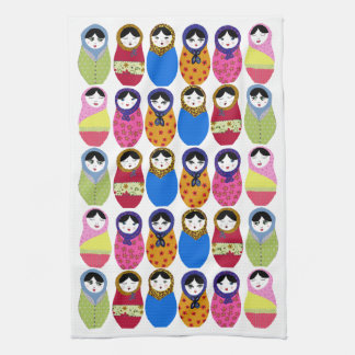 Babushka Doll Kitchen Towel