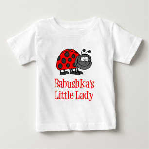 Babushka Little Lady Baby T-Shirt