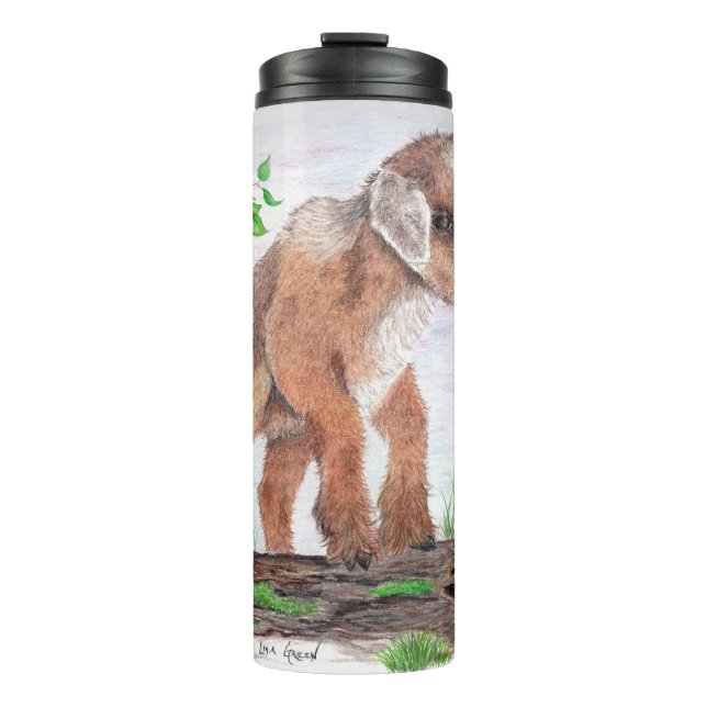Babv Goat Thermal Tumbler (Front)