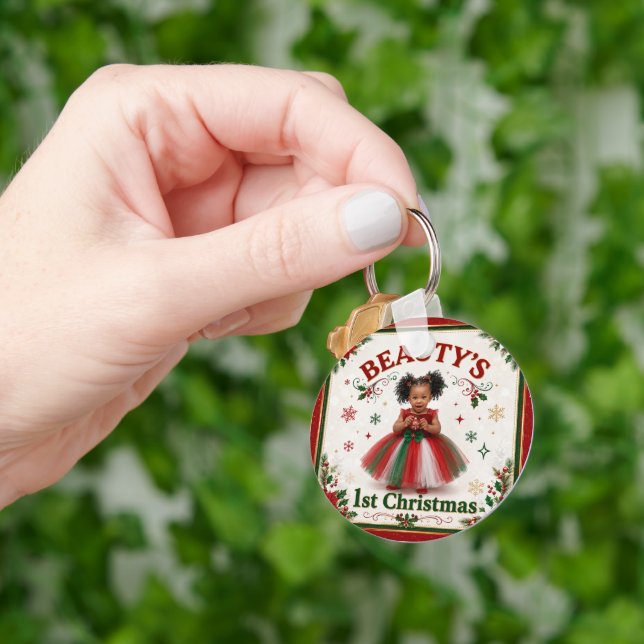 BABY 1ST CHRISMAS KEYCHAIN (Hand)