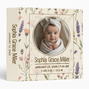 Baby 1st Year Memory Photo Scrapbook Binder