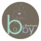 Baby 'a' in B Blue Typography Boy Baby Shower