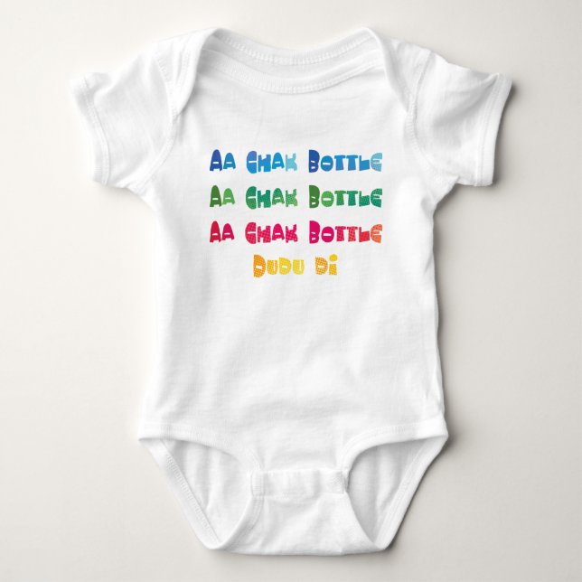 Baby - Ah Chak Bottle Bodysuit (Front)