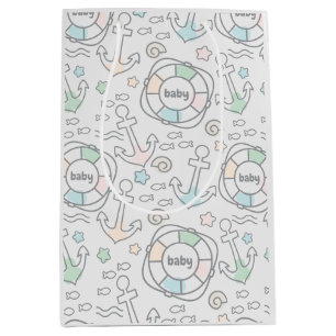 Baby Ahoy Nautical Baby Gift Bag
