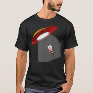Baby Alien Abduction Ufo Flying Saucer T-Shirt